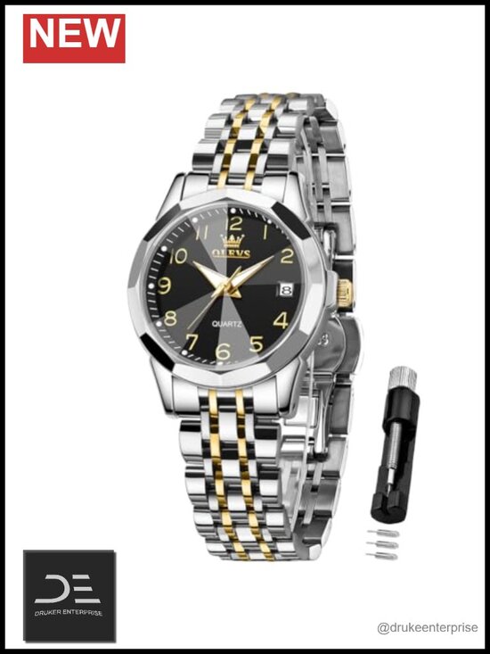 Classic Dress Analog Quartz Stainless Steel Waterproof Luminous Day Date main image 2